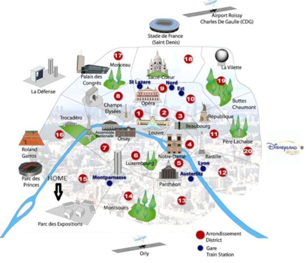 Stayparis Issy-les-Moulineaux Exteriör bild